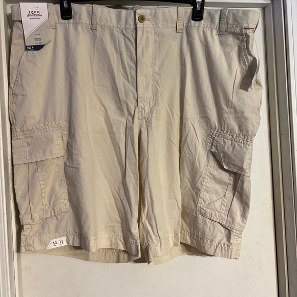 Izod Other - Izod Men's Size 46 Big &Tall Lightweight Tan Cargo Shorts NWT